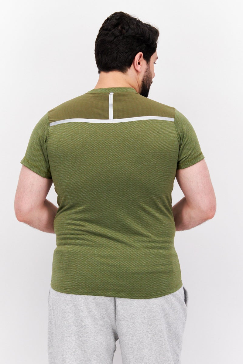 Men Sportswear Fit Short Sleeve Training T-Shirt, Green