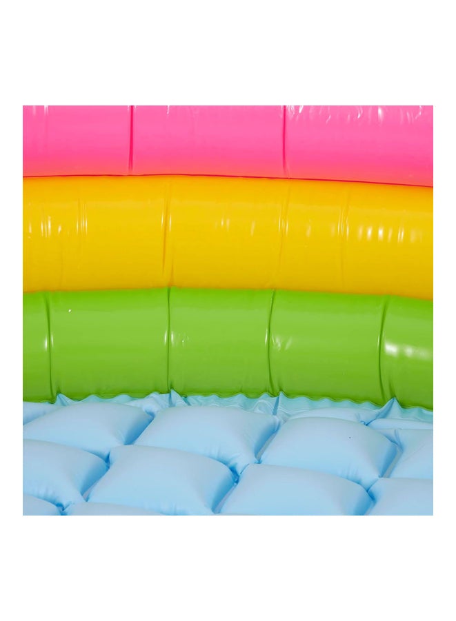 Intex Sunset Glow Inflatable Pool, 58 x 13 Inches, Tri Colour, 147 x 33 cm