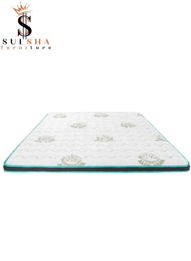 ALOE VERA Anti-Allergic Premium Quality Super Soft Memory Foam Topper Single Size 100x190x7 Cm