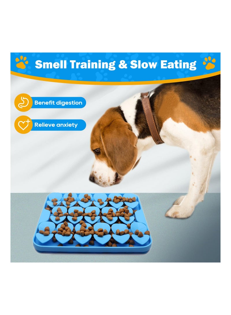 Licking Treat Mat for Dogs and Cats - Silicone Sniff Mat for Small and Large Pets, Ideal for Training and Foraging with Wet Food - Perfect for Rabbits and Other Animals