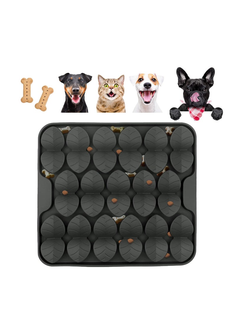 Licking Treat Mat for Dogs and Cats - Silicone Sniff Mat for Small and Large Pets, Ideal for Training and Foraging with Wet Food - Perfect for Rabbits and Other Animals