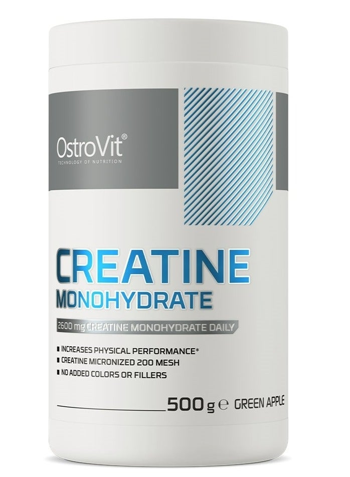 Creatine Monohydrate 500g, Green Apple