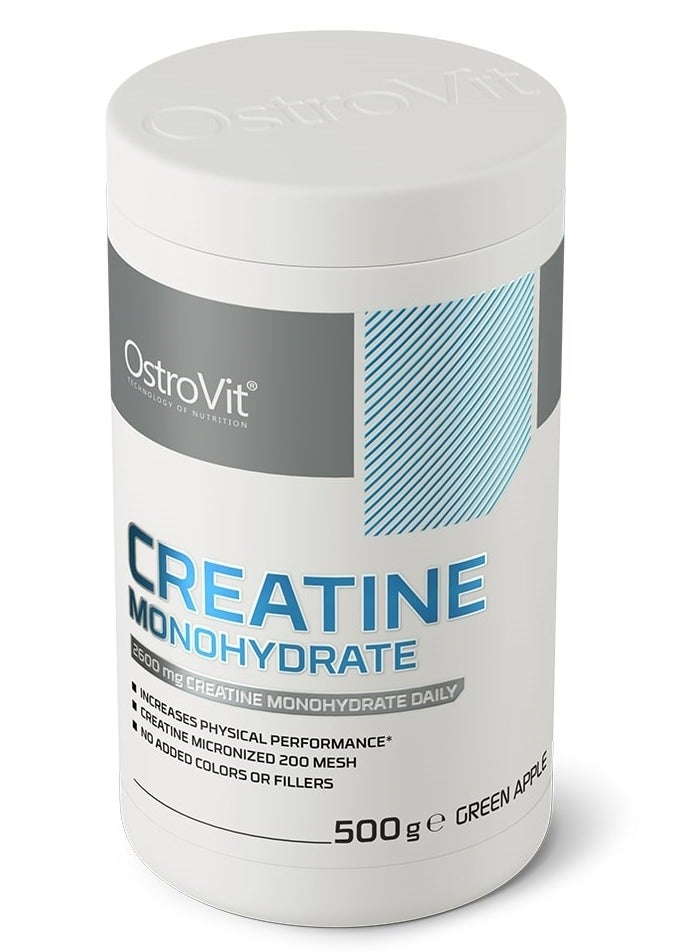 Creatine Monohydrate 500g, Green Apple