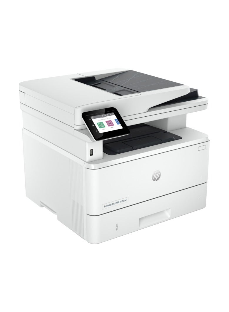 LaserJet Pro MFP 4103dw Printer (2Z627A) White