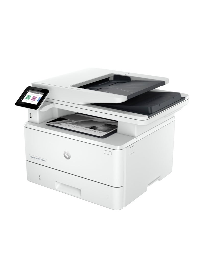 LaserJet Pro MFP 4103dw Printer (2Z627A) White