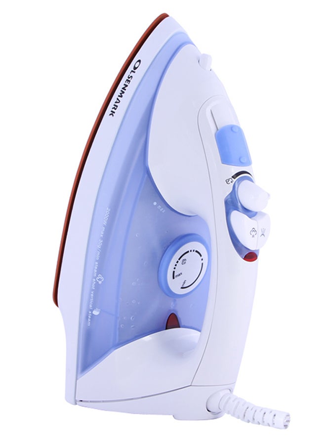 Stainless Steel Steam Iron OMSI1527 Blue/White