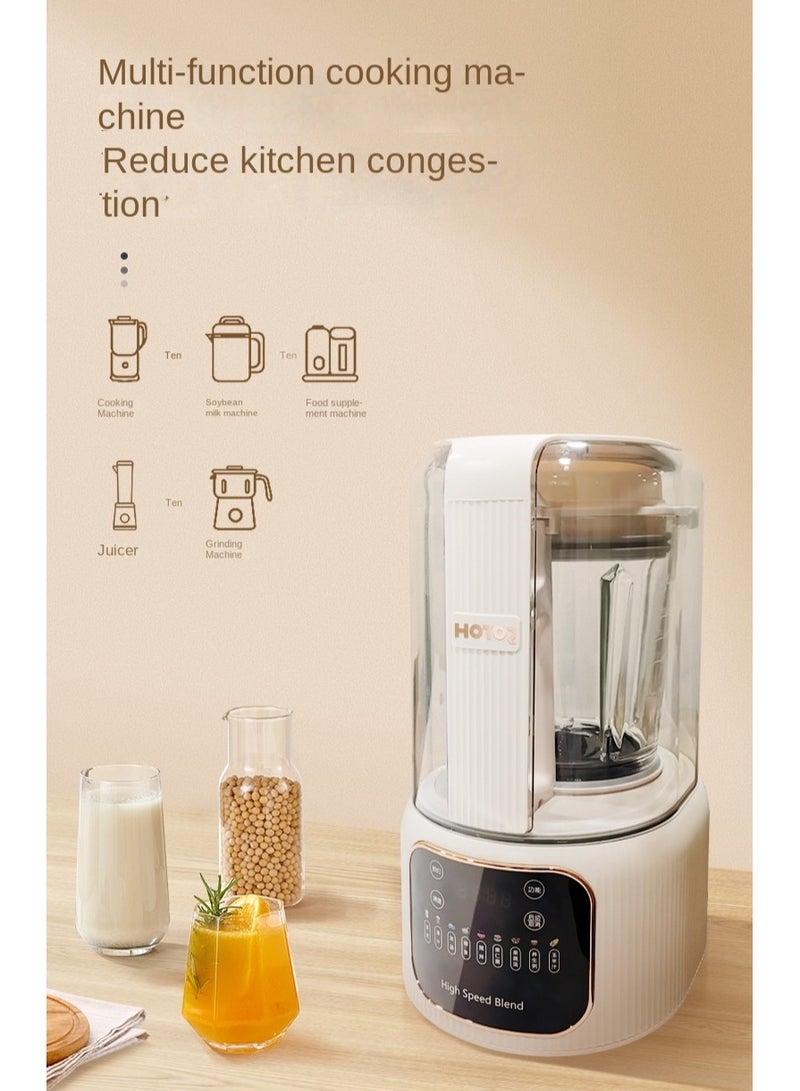 Multifunctional food machine including Blender Smoothie Maker Juicer Grinder With Touchscreen Automatic Heating 24-Hour Intelligent Booking For Heating 800 W/Blender 400 W 1.65 L