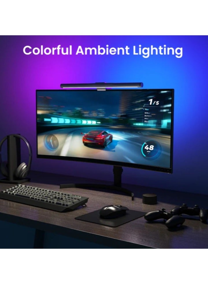 Yeelight LED Screen Light Bar Pro | With Adaptor | Voice Control | WiFi 2.4GHz connectivity | Android and iOS compatible | Warm 390K light color | 25,000-hour lifespan