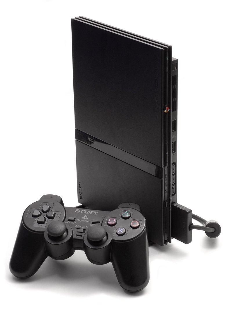 Refurbished Sony PlayStation 2 PS2 Slim Console with Matching Controller