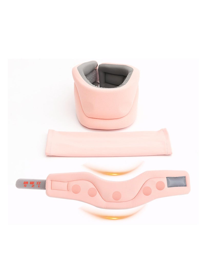 Cervicorrect Neck Brace, Neck Support Collar for Sleeping Anti Snoring Devices, Soft Cervical Collar for Neck Pain Relief and Support, for Reduce Snoring and Relief of Cervical Spine Pressure (Pink)