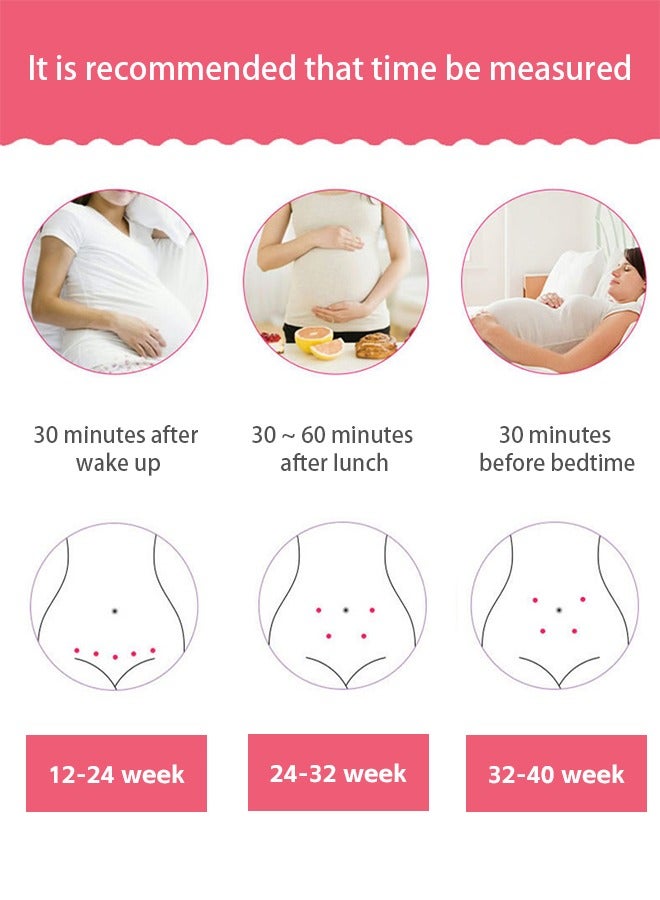 Ultrasound Doppler Fetal Heart Rate Monitor, Prenatal Heartrate Monitor, with LCD Screen
