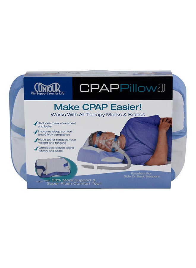 Cpap Pillow 2.0 Comfortable Custom Ear Depressions