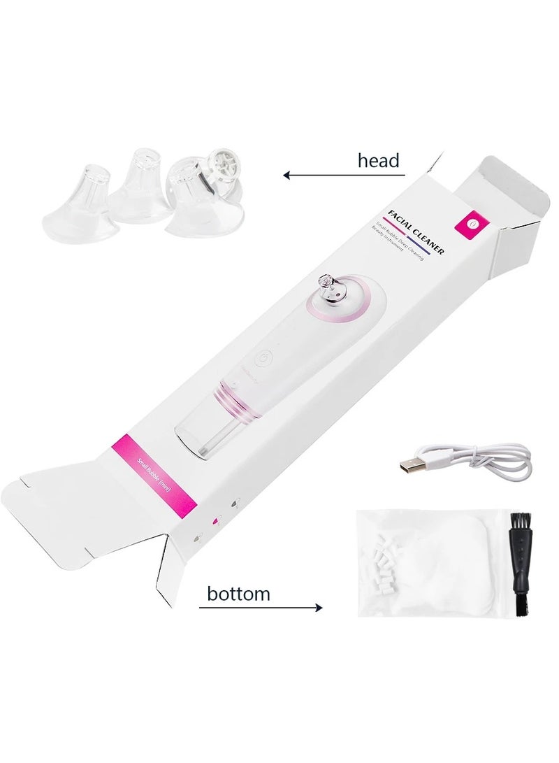 Small Bubble Deep Cleaning Beauty Instrument Comes With 4 Cleaning Heads