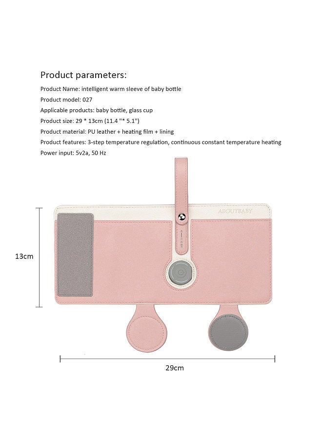 Portable Baby Bottle Warmer 3 Levels Constant Temperature Warming for feeding Night Feeding Daily Use Travel