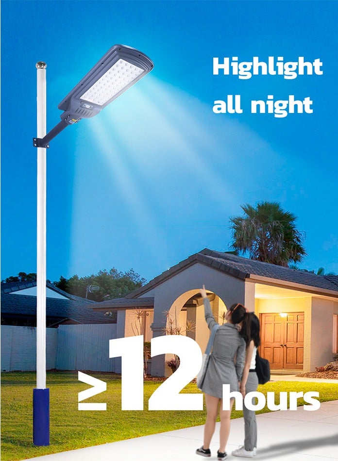 Solar Street Lights With Remote Control And Sensor Waterproof Ip65