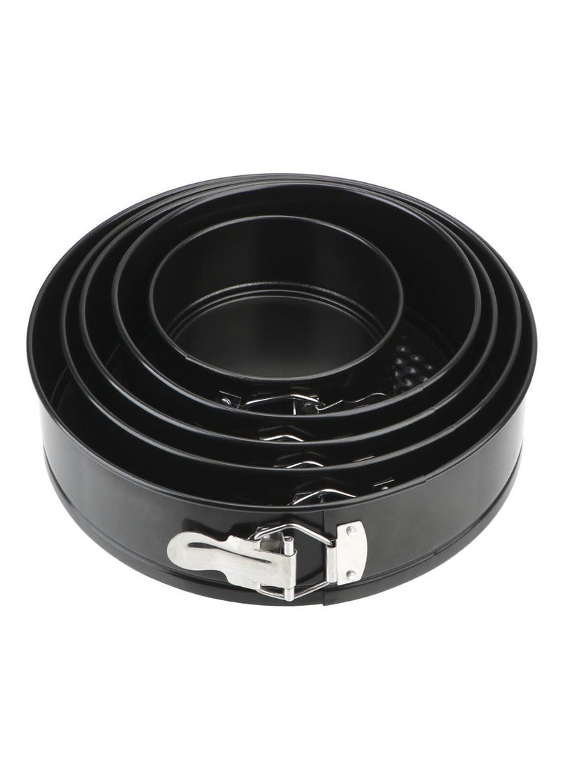 Removable Bottom Carbon Steel Cake Molds - Non-Stick Round Bakeware Pan, Durable Metal Bake Mould for Easy Release, Kitchen Accessories for Perfect Baking