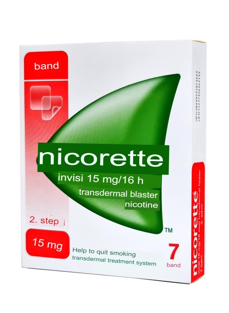 Invisi 15 mg Step 2 Patches 7 Count