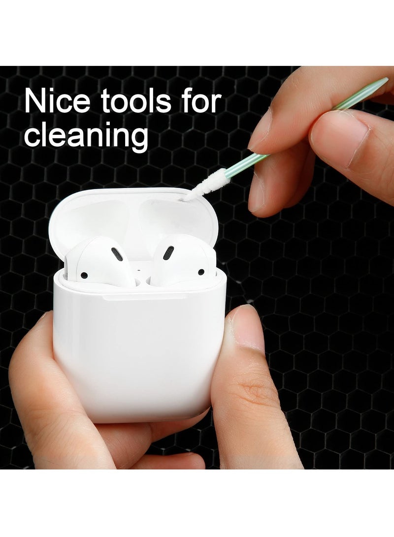 SYOSI 200 Pcs Foam Cleaning Swab, Mini Spiral Pointed Tipped Foam Swab, Multi-Purpose Cleaning Foam Swab Stick for Camera, Optical Lens, Optical Equipment, Electronics, Inkjet Printer