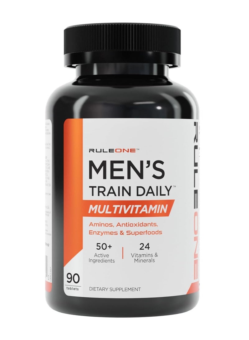 Ruleone, Men’s Train Daily, Multivitamin, 90 Tabs