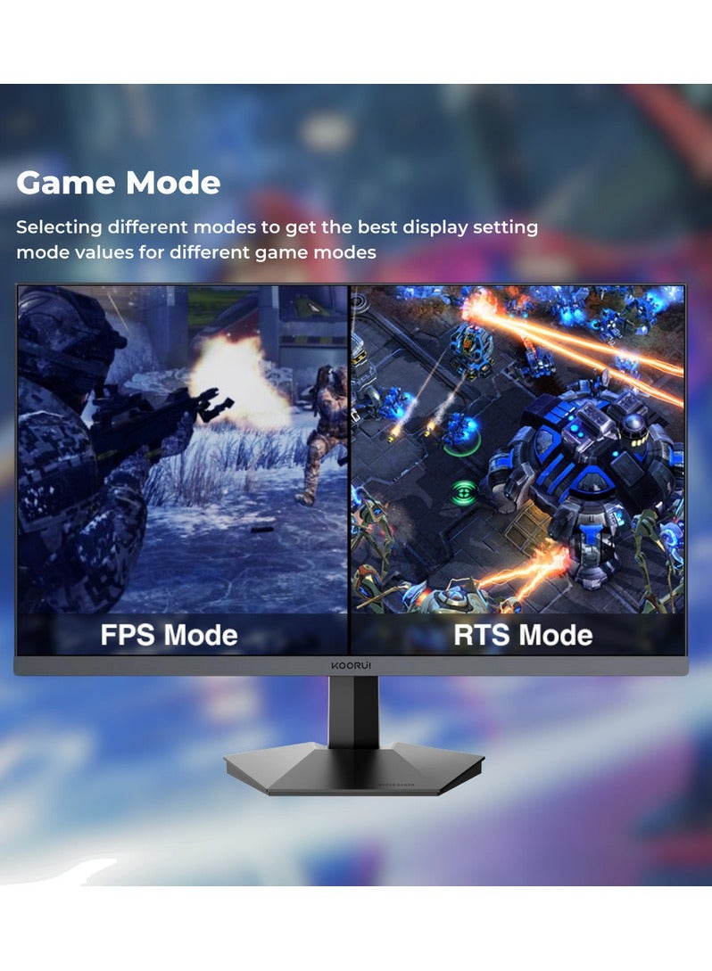 24 FHD IPS Gaming Monitor, Ultra Slim Frame, 165Hz Refresh Rate, 1ms Response Time, 99% sRGB, FreeSync (G-Sync Compatible) VESA Mountable, HDMI / DisplayPort, Black | 24E3