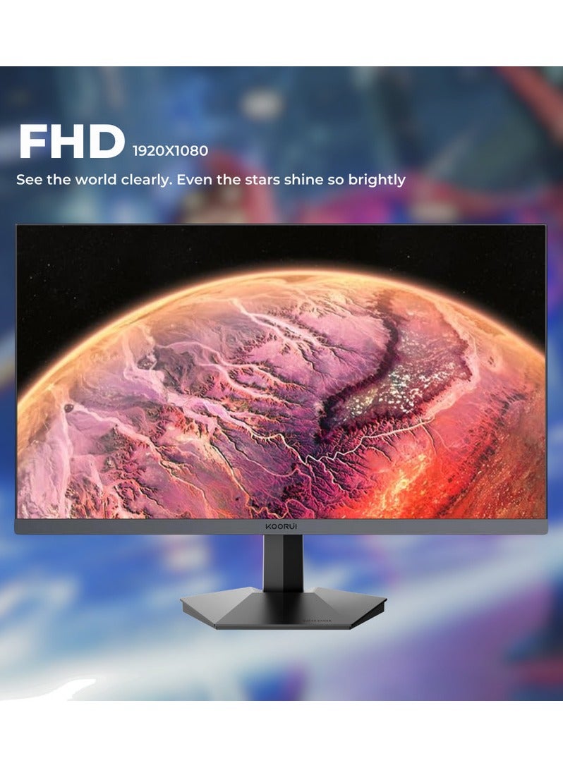 24 FHD IPS Gaming Monitor, Ultra Slim Frame, 165Hz Refresh Rate, 1ms Response Time, 99% sRGB, FreeSync (G-Sync Compatible) VESA Mountable, HDMI / DisplayPort, Black | 24E3