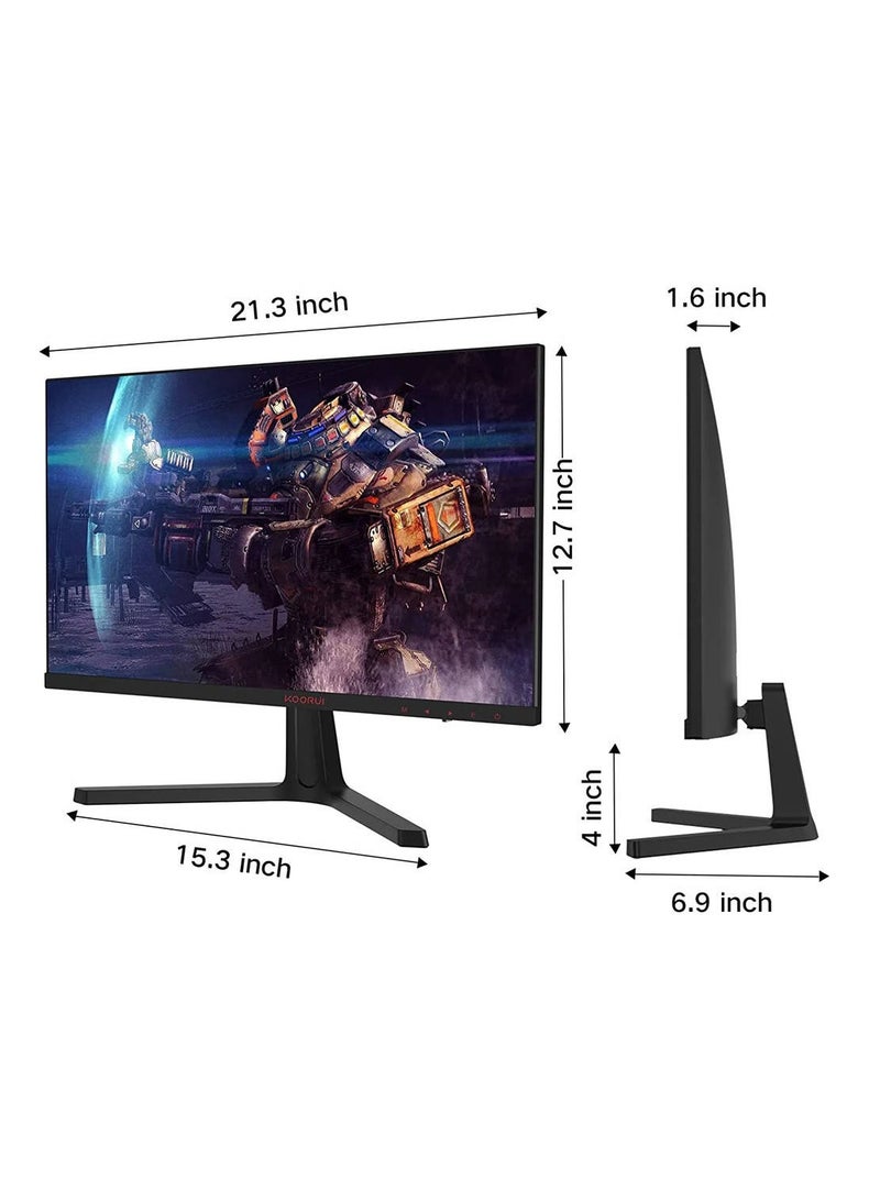 24 inch VA FHD Gaming Monitor, 165Hz Refresh Rate, 16:9 Aspect Ratio, 1ms Response Time, G-Sync&FreeSync Technology, 85% DCI-P3 Color Gamut, VESA Compatible, DP1.2 / HDMI1.4 x2, Black | 24E4