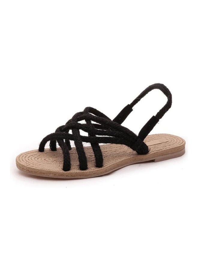 Unique Desgin Beach Sandals Black