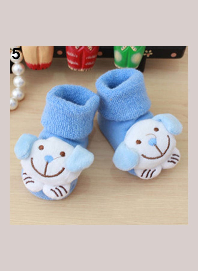 Animal Cartoon Slippers 05-Blue Dog