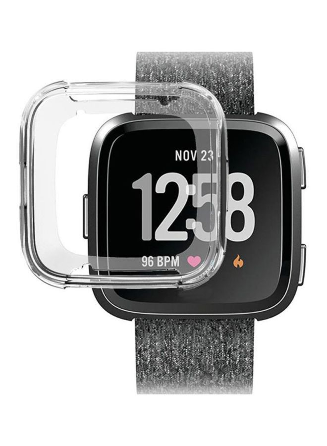 Ultra-Thin Protective Case Cover For Fitbit Versa Clear