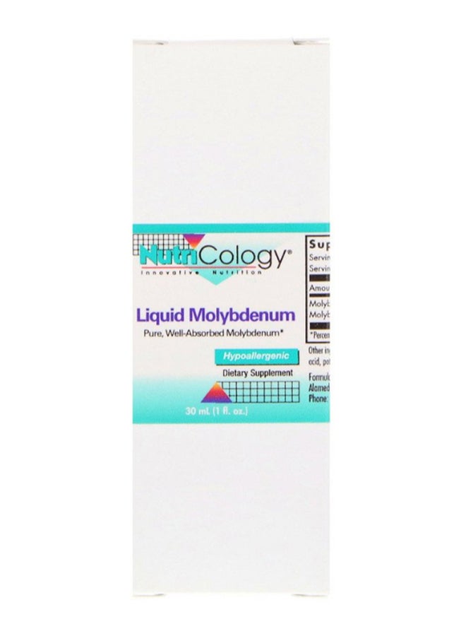 Liquid Molybdenum Hypoallergenic