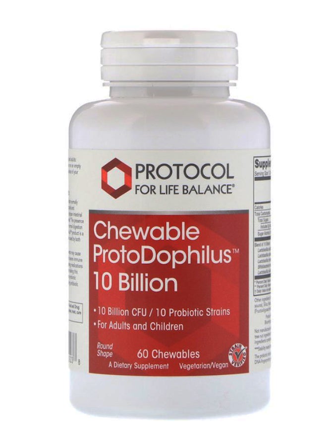 Chewable ProtoDophilus 10 Billion - 60 Tablets