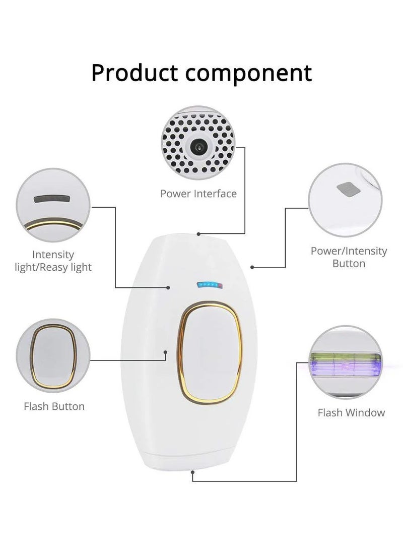 Laser Hair Removal Epilator Permanent Body Machine Flashes Painless Device