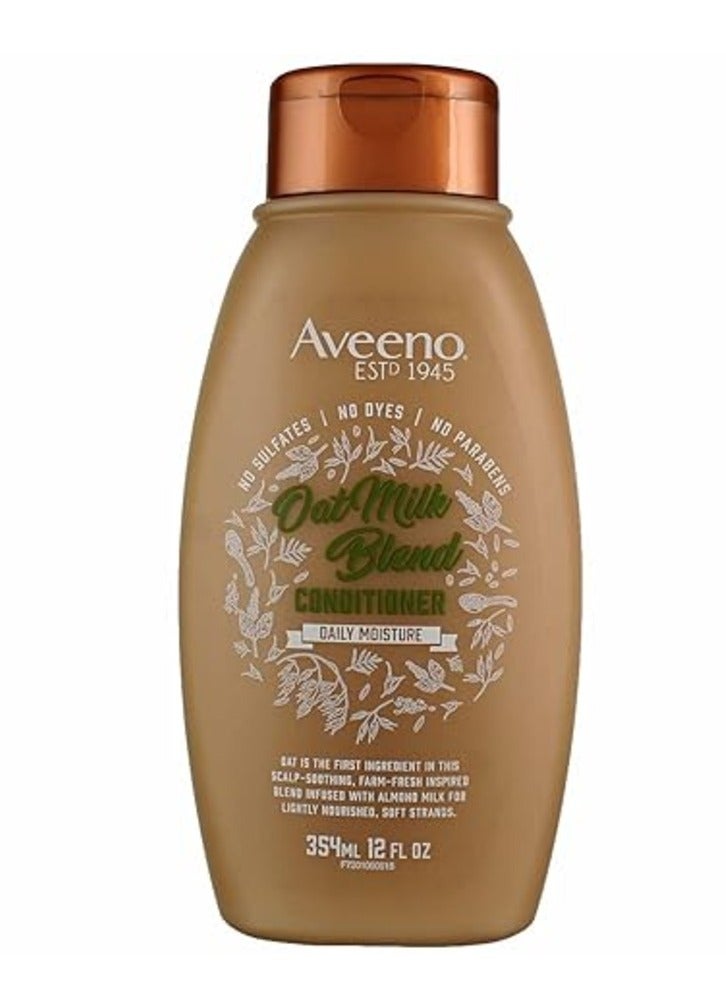 Aveeno Scalp Soothing Oat Milk Blend Conditioner Moisturizing Daily Hair Conditioner - 12 fl oz