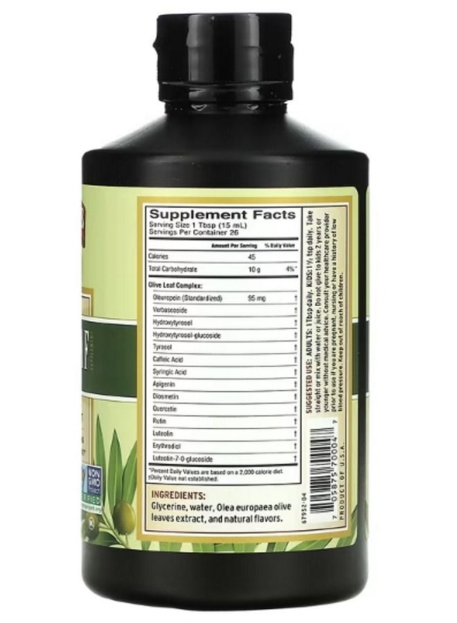 Olive Leaf Complex Natural Olive Leaf Flavor 16 oz 454 g