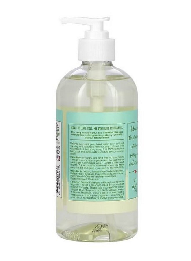 Fresh and Clean Hand Soap Frankincense and Pine 16.9 oz 500 ml