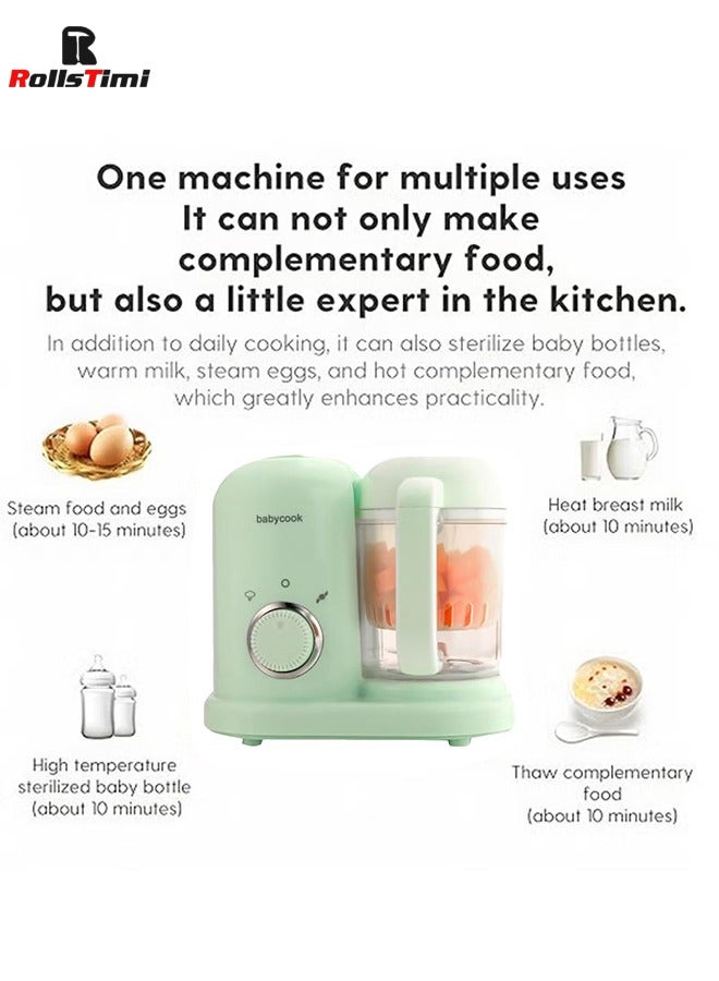 Shatterproof Electric Steam Multi function Baby Food Processor, Green
