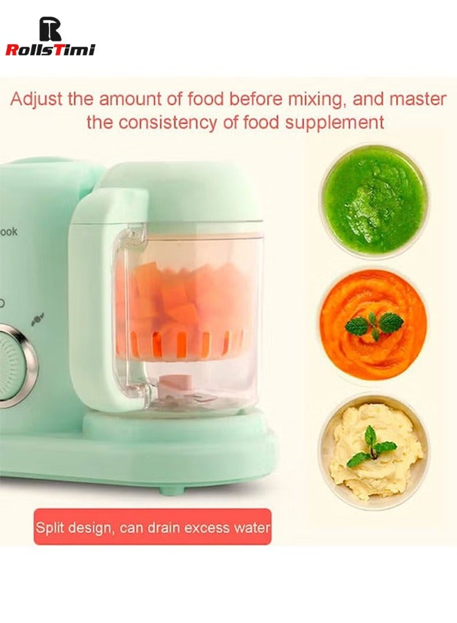 Shatterproof Electric Steam Multi function Baby Food Processor, Green