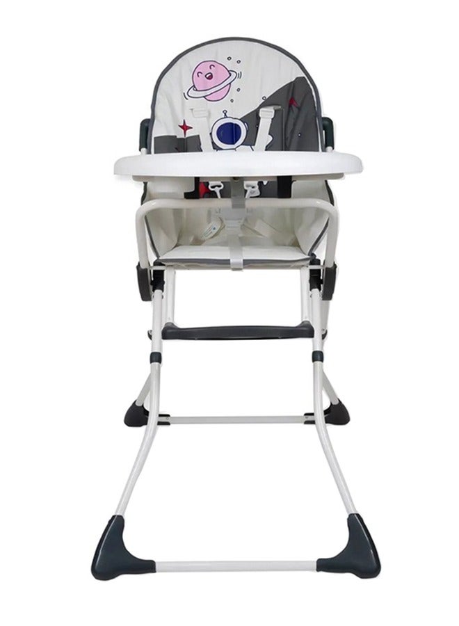 Baby High Chair Baby Dinner Chair Foldable Infant Feeding Chair with Tray Dining Booster Seat