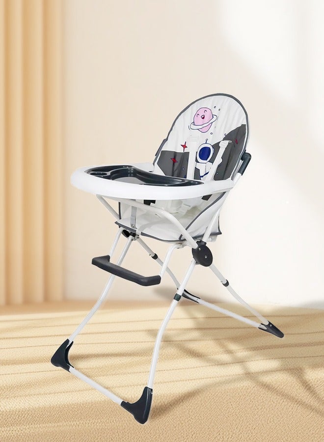 Baby High Chair Baby Dinner Chair Foldable Infant Feeding Chair with Tray Dining Booster Seat