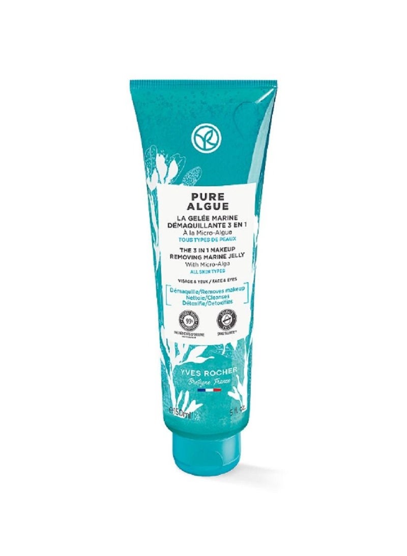 Pure Algue The 3 In 1 Makeup Remover Marine 150 ml