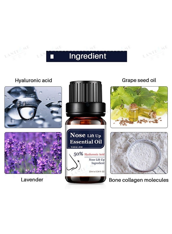 Nose Lift Up Essential Oil-Natural Plant Extracts Promote Regeneration Of Cartilage In The Nose 10ML