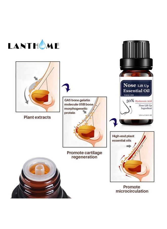 Nose Lift Up Essential Oil-Natural Plant Extracts Promote Regeneration Of Cartilage In The Nose 10ML