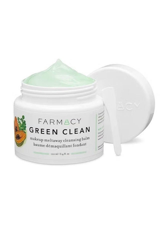 Green Clean-Makeup Remover Balm Effortlessly Removes Makeup & SPF - 100ml Makeup Cleansing Balm