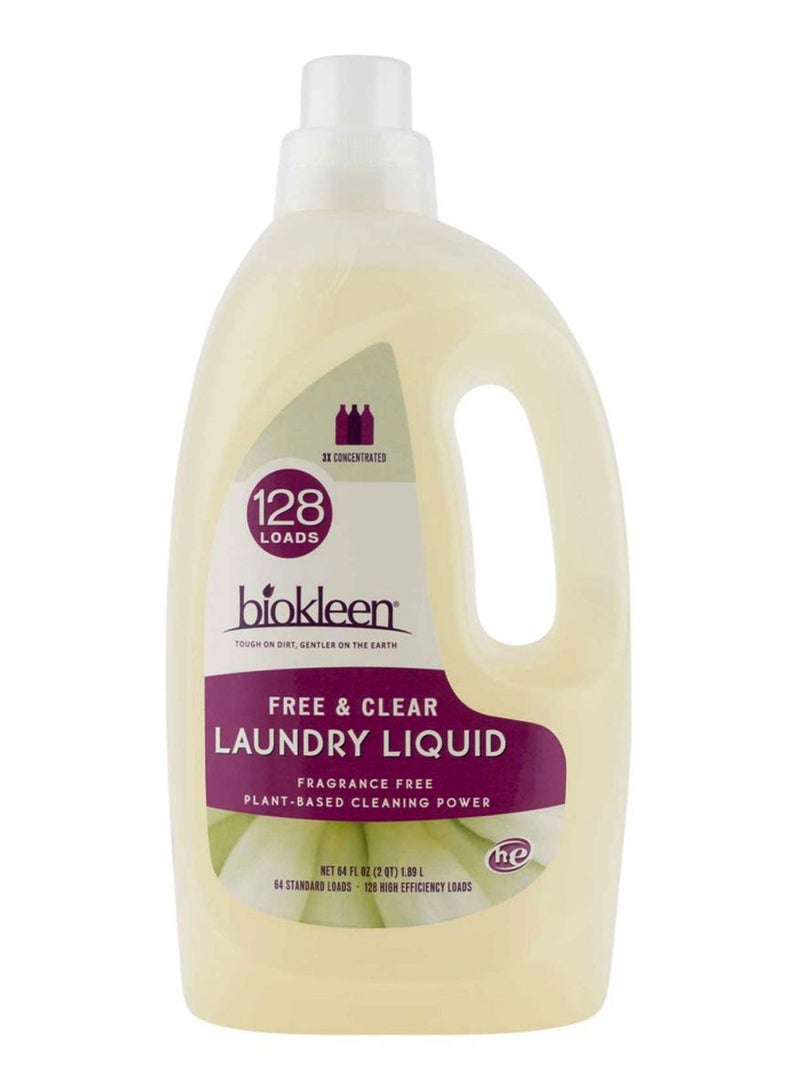 Free And Clear Laundry Liquid Clear 1.89Liters