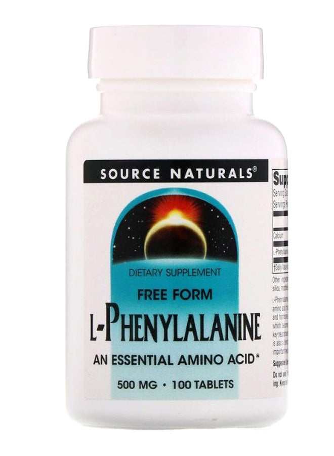 L-Phenylalanine - 100 Tablets