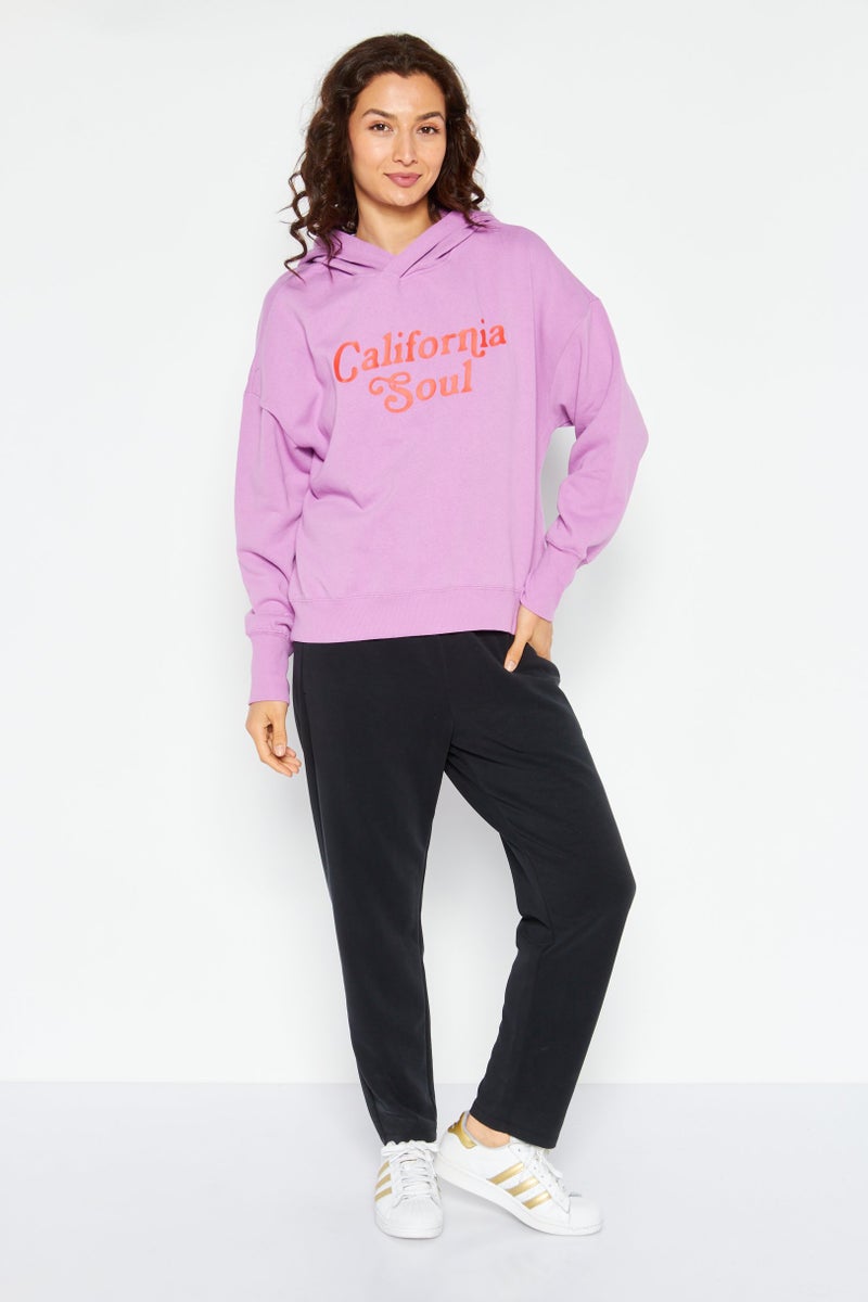 Women Sportswear Fit Long Sleeve Training Sweatshirt, Purple