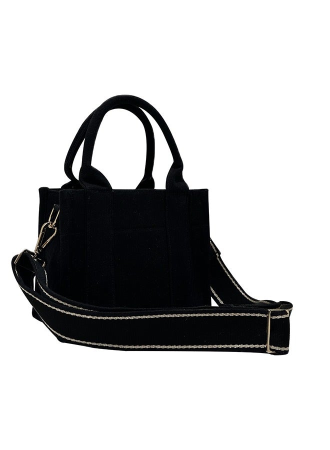 Cara Mini Canvas Bag Black