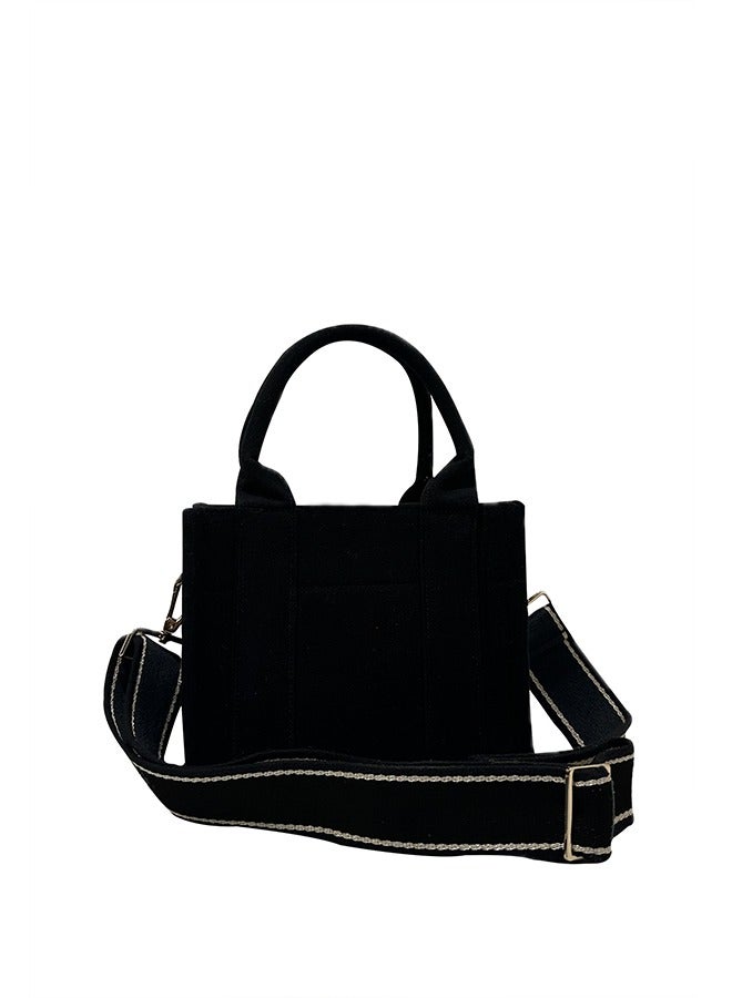 Cara Mini Canvas Bag Black