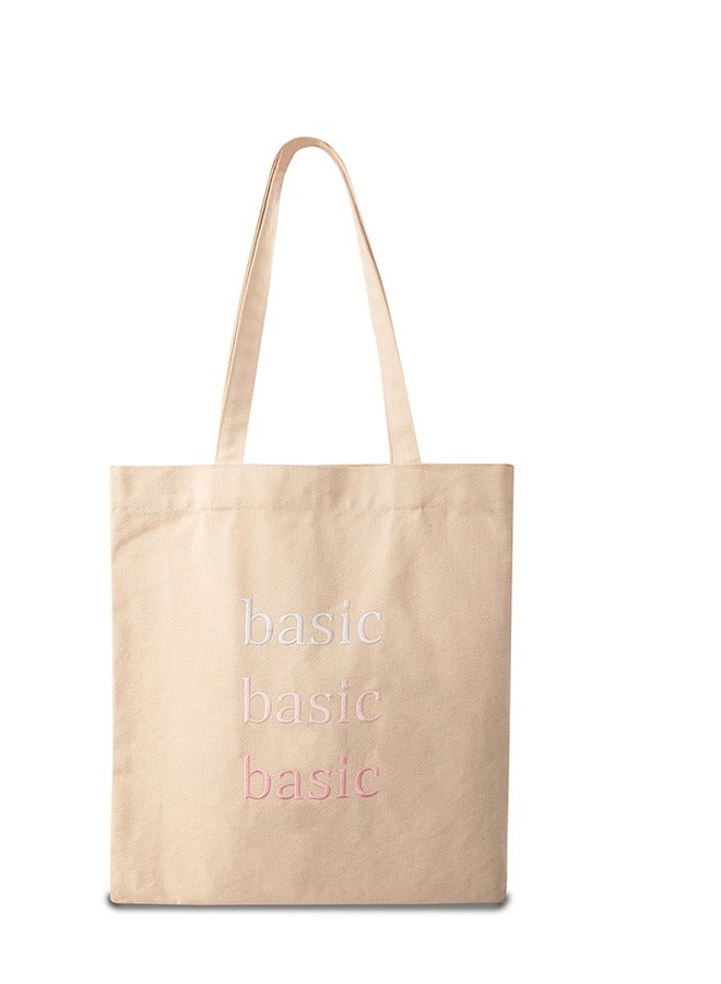 Basic Cotton Tote Bag Pink