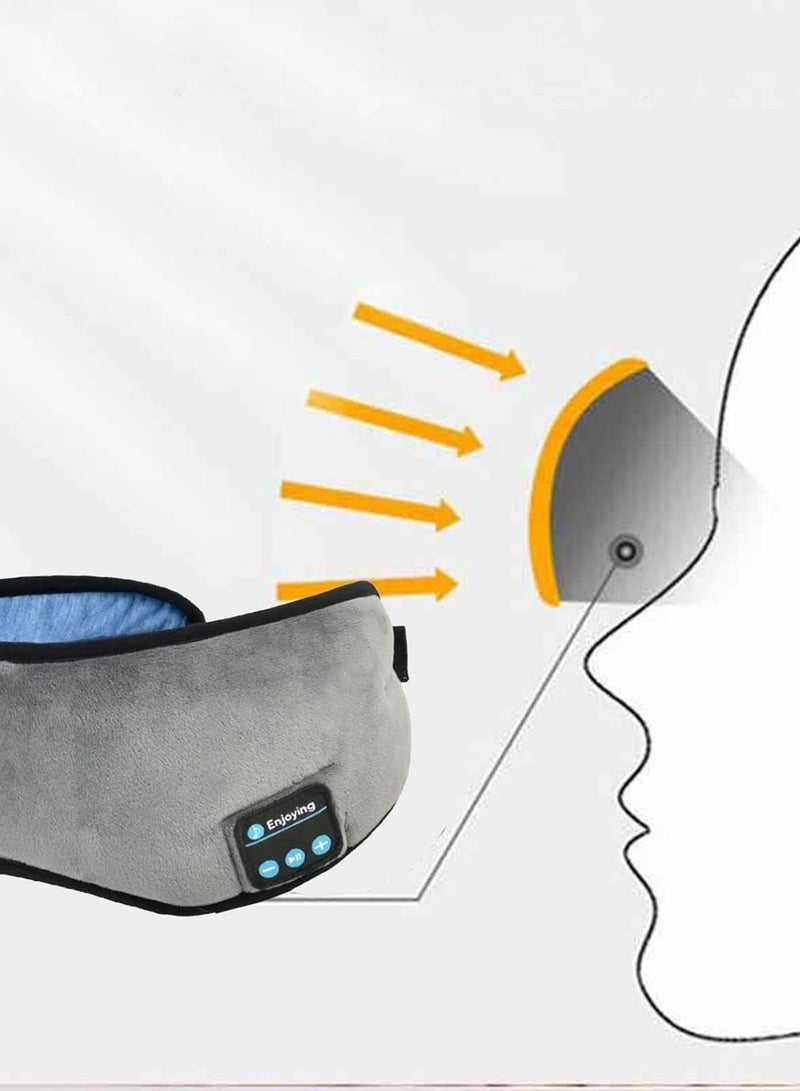 Smart Eye Mask Sleep Eye Pad with BT Headphone - Wireless Music Googles